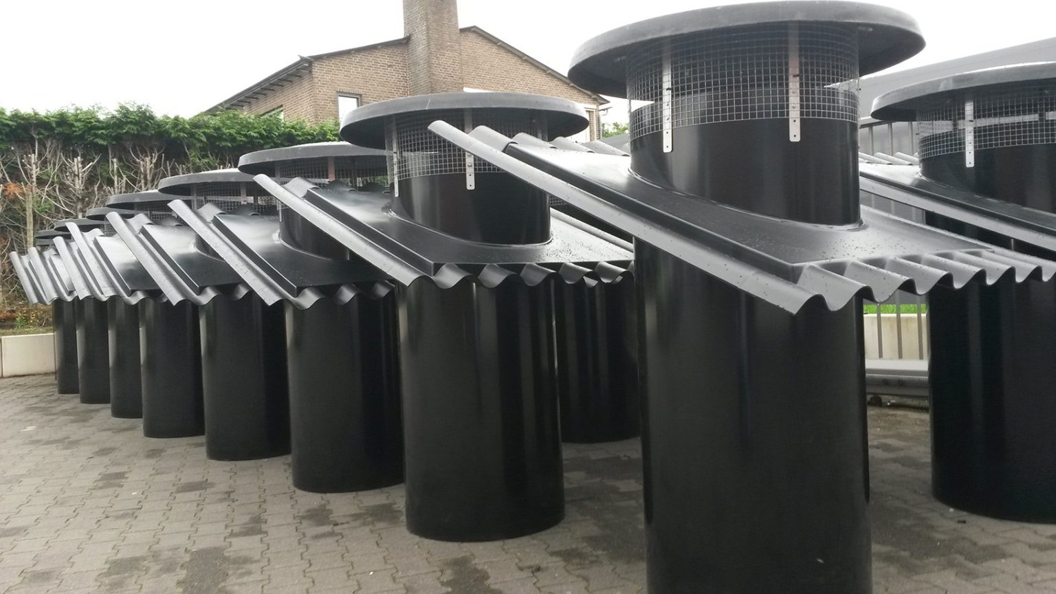 Intake Chimney ILK ScanAir Air inlet for optimal barn climate