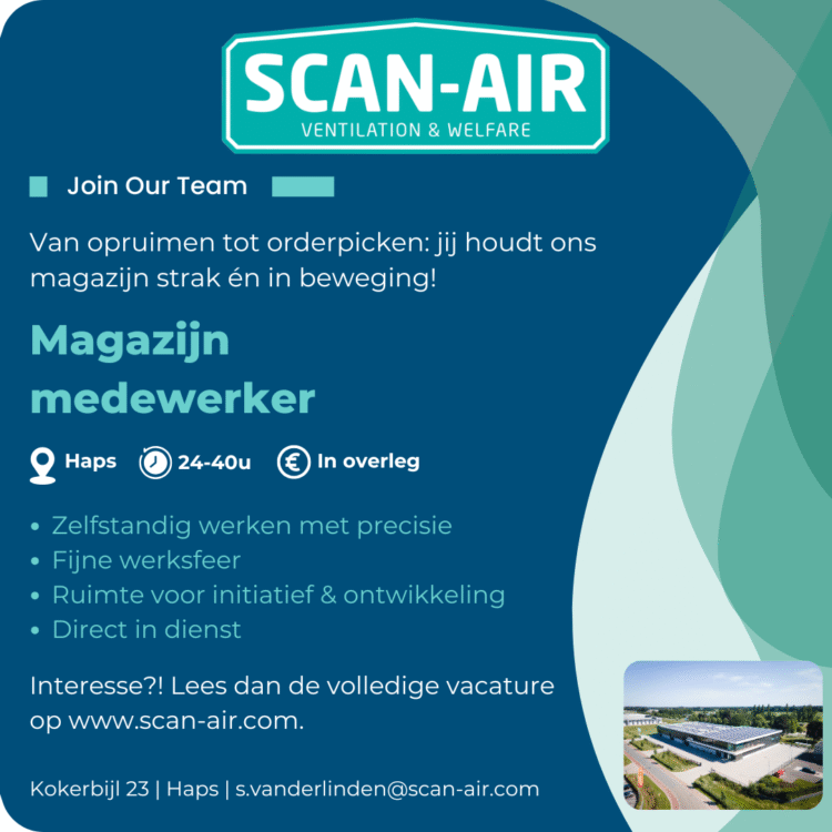 Vacature promoot Magazijn medewerker