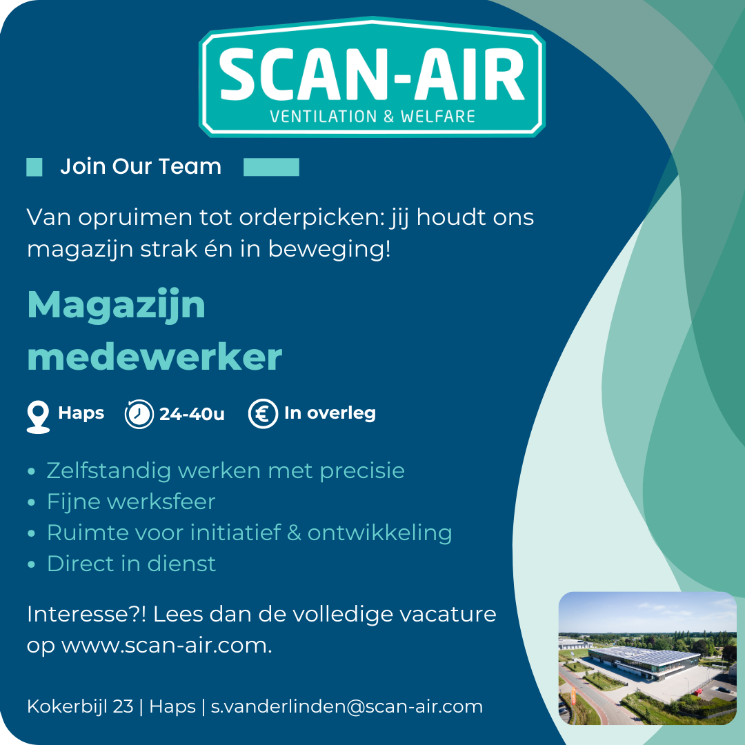 Vacature promoot Magazijn medewerker
