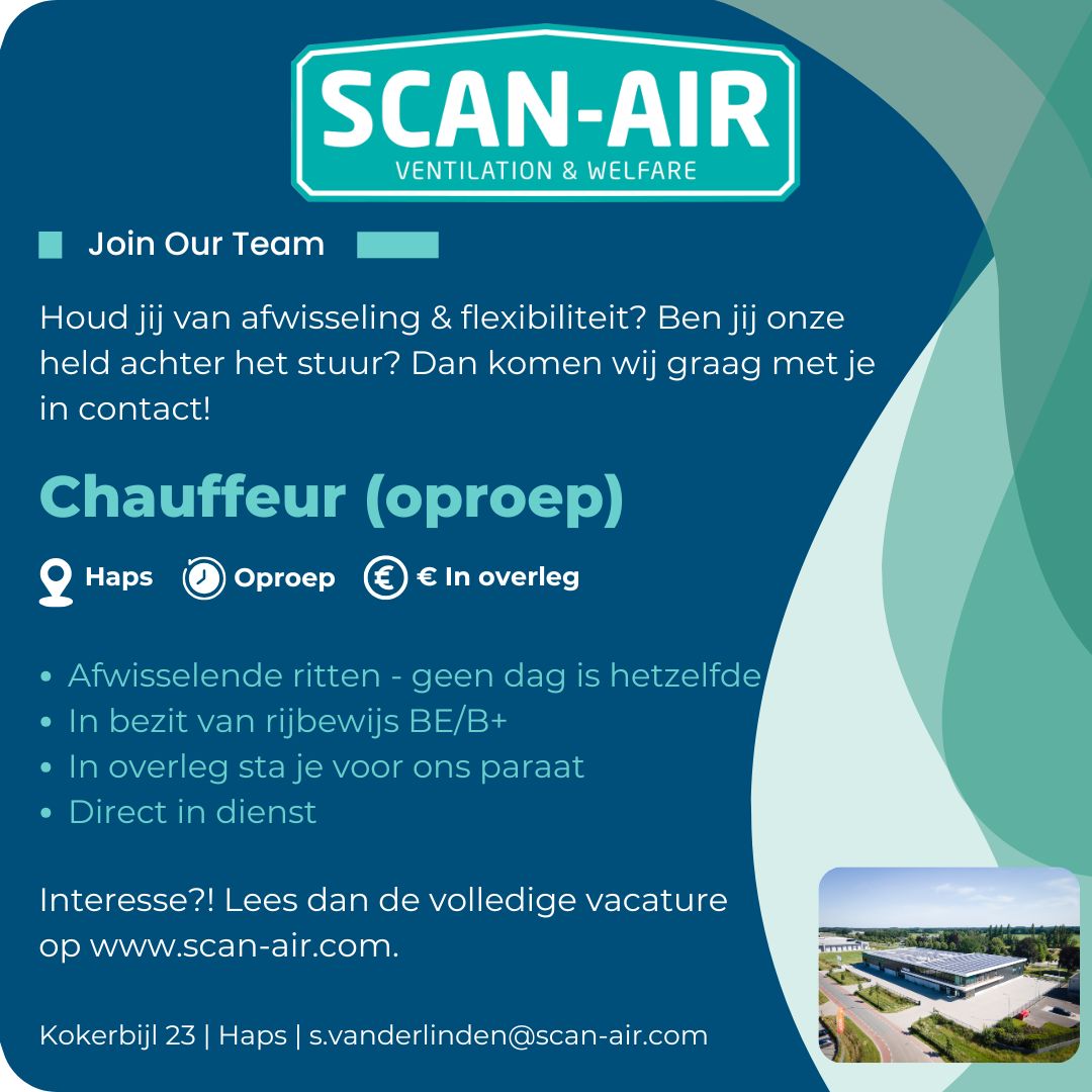 Vacature promoot chauffeur