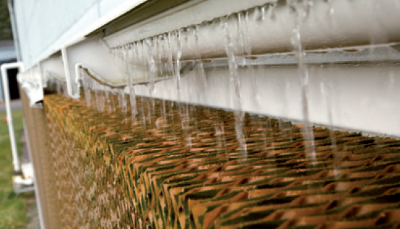 waterstroming door pad